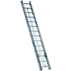 ESCALERA TELESCOPICA (EXTENSIÓN) DE ALUMINIO 7.62 METROS Y 28 PELDAÑOS