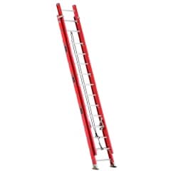 ESCALERA TELESCOPICA (EXTENSIÓN) FIBRA DE VIDRIO 7.62 METROS Y 28 PELDAÑOS