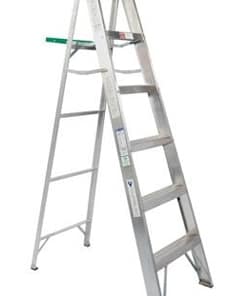 ESCALERA TIJERA DE ALUMINIO 1.83 METROS Y 6 PELDAÑOS
