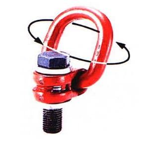 Cáncamo articulado giratorio