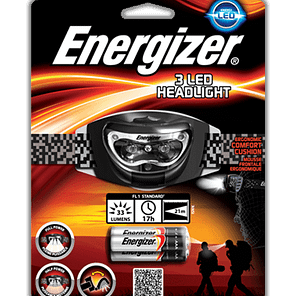 Linterna Frontal manos libres Energizer 3 LED